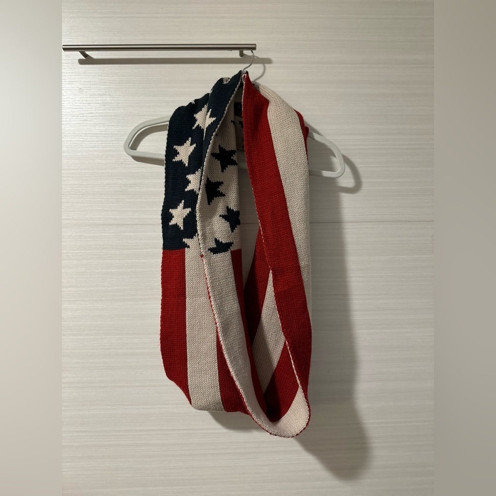 American Flag Infinity Scarf